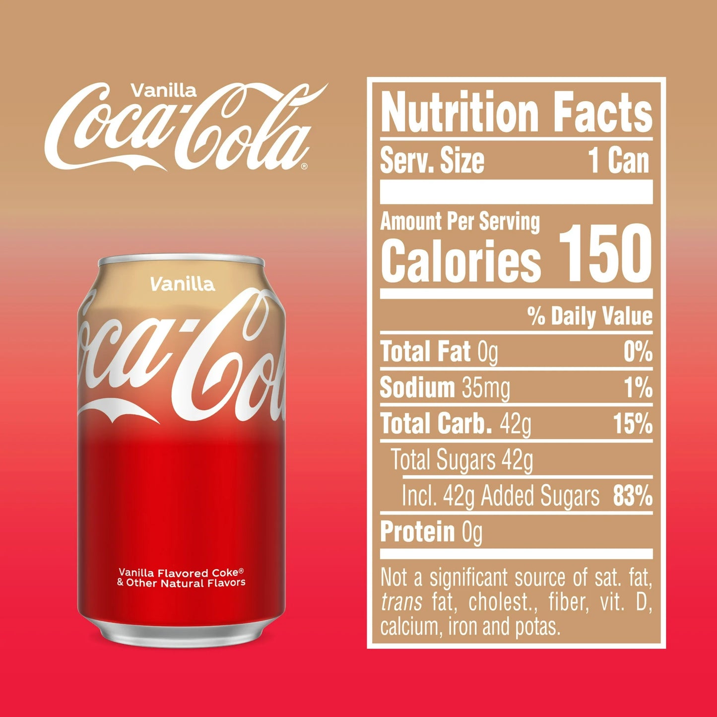Coca-Cola Vanilla Soda Pop 12 oz