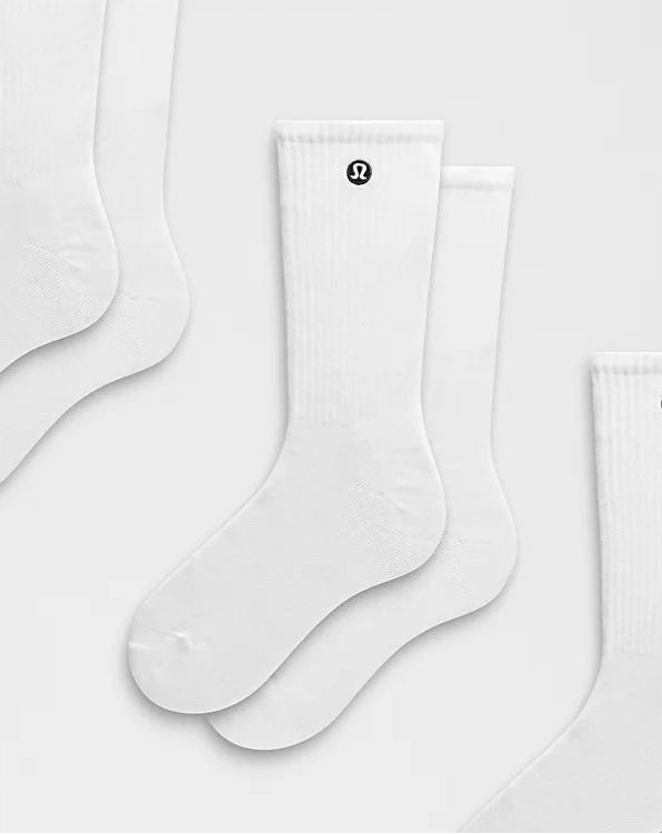 Lululemon Unisex Daily Essential Crew Socks