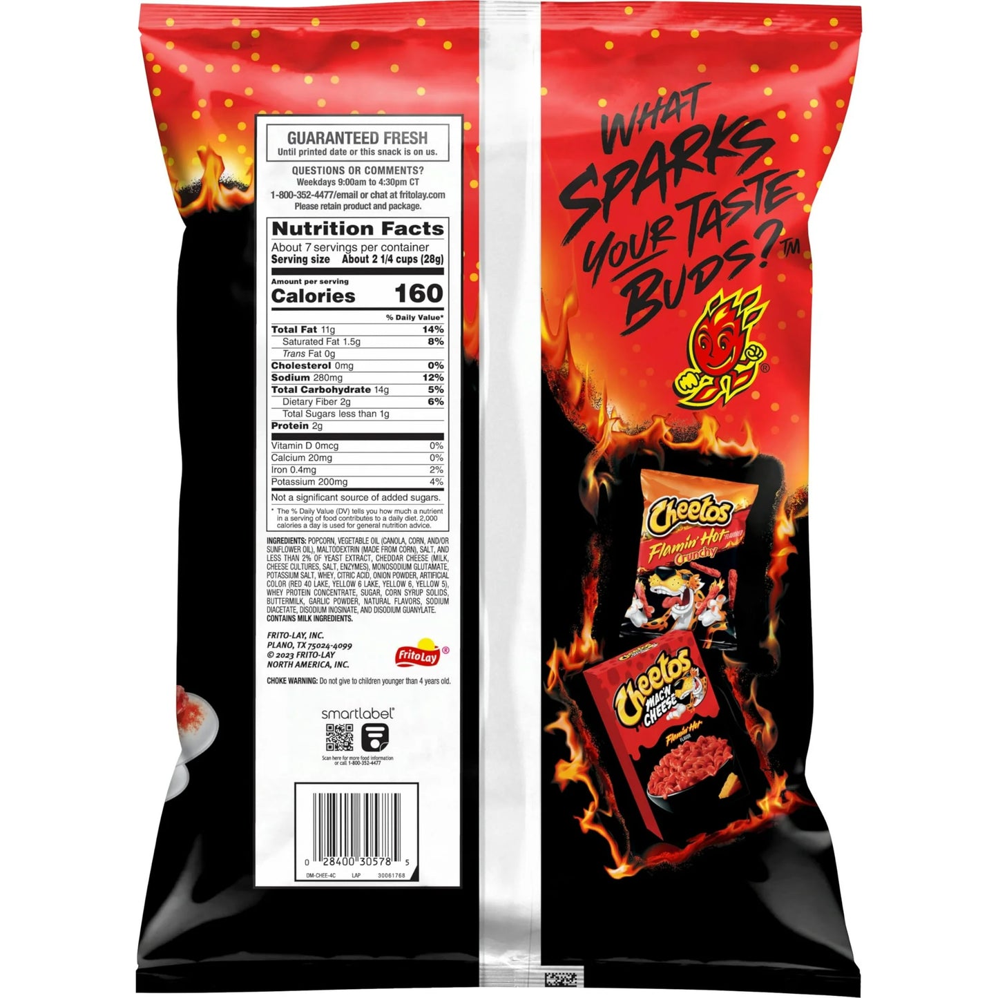 Cheetos Flamin' Hot Flavored Popcorn 6.5 oz