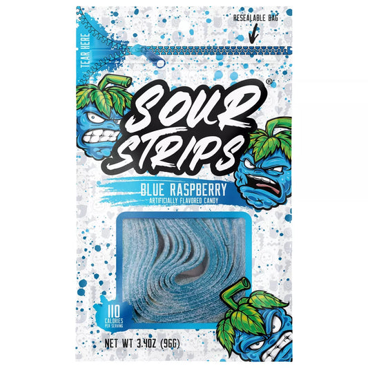 Sour Strips Candy Peg Bag - 3.4oz