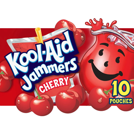 Kool Aid Jammers Kids Drink, 10 Ct Box, 6 fl oz Pouches