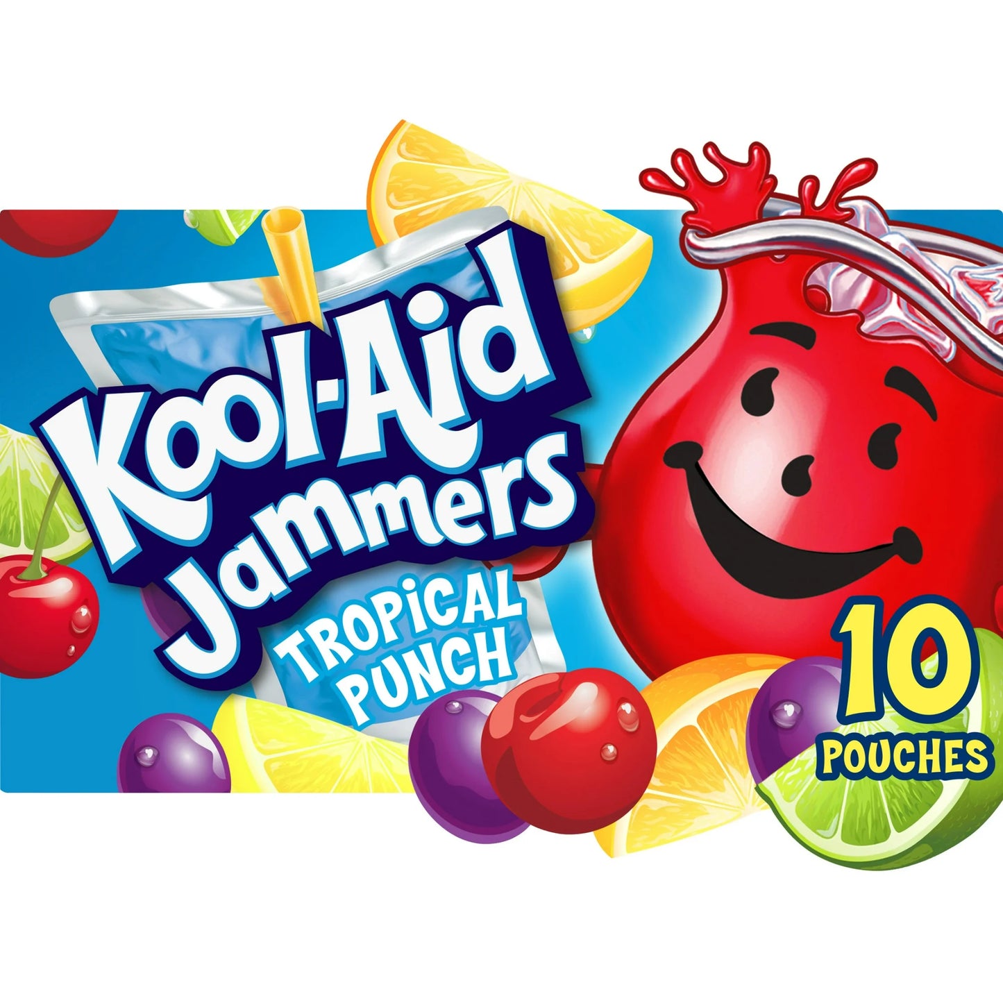 Kool Aid Jammers Kids Drink, 10 Ct Box, 6 fl oz Pouches