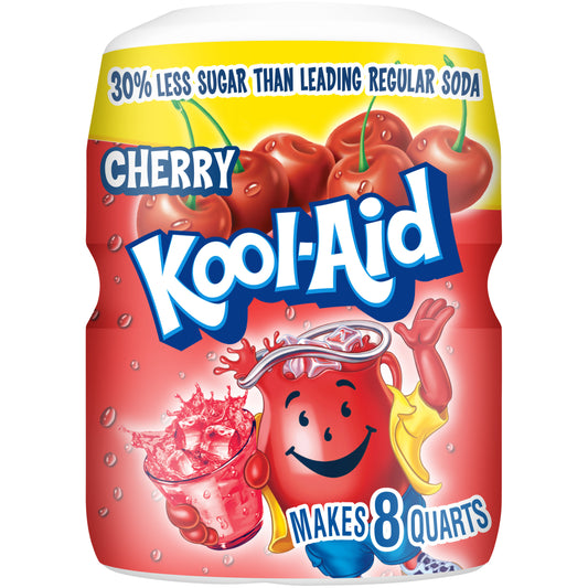 Kool-Aid Sugar-Sweetened Powdered Soft Drink Mix, 19 oz Canister