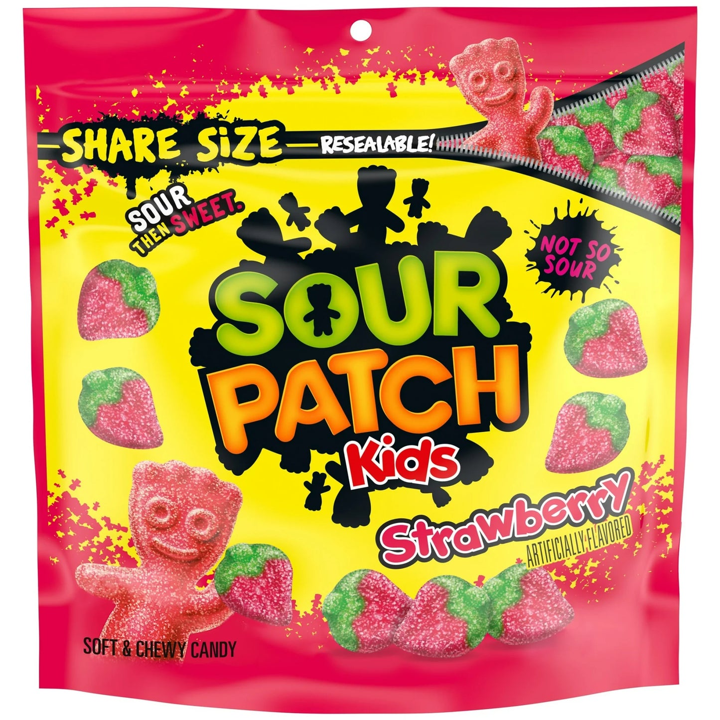 SOUR PATCH KIDS Strawberry Soft & Chewy Candy, Share Size, 12 oz