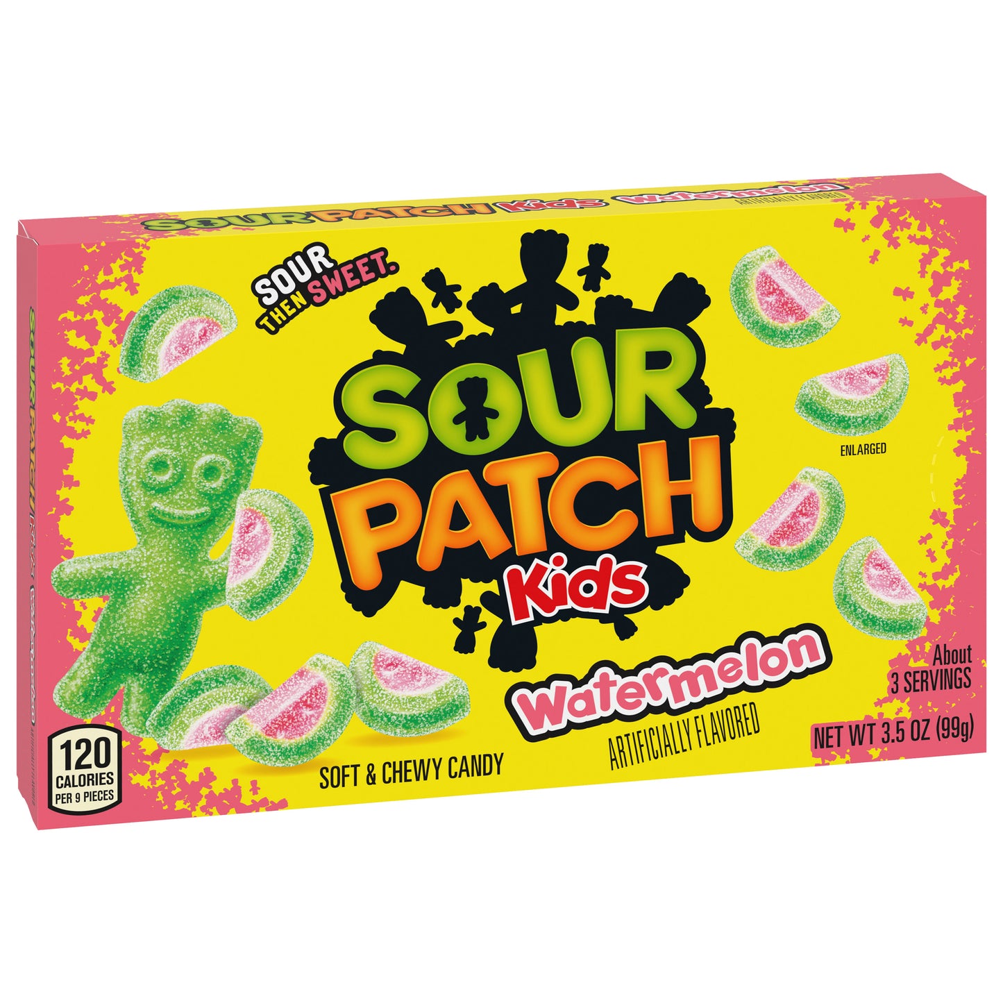 SOUR PATCH KIDS Watermelon Soft & Chewy Candy, 3.5 oz