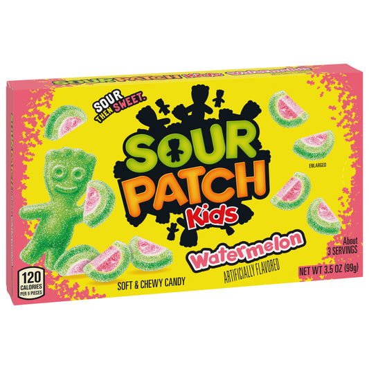 SOUR PATCH KIDS Watermelon Soft & Chewy Candy, 3.5 oz