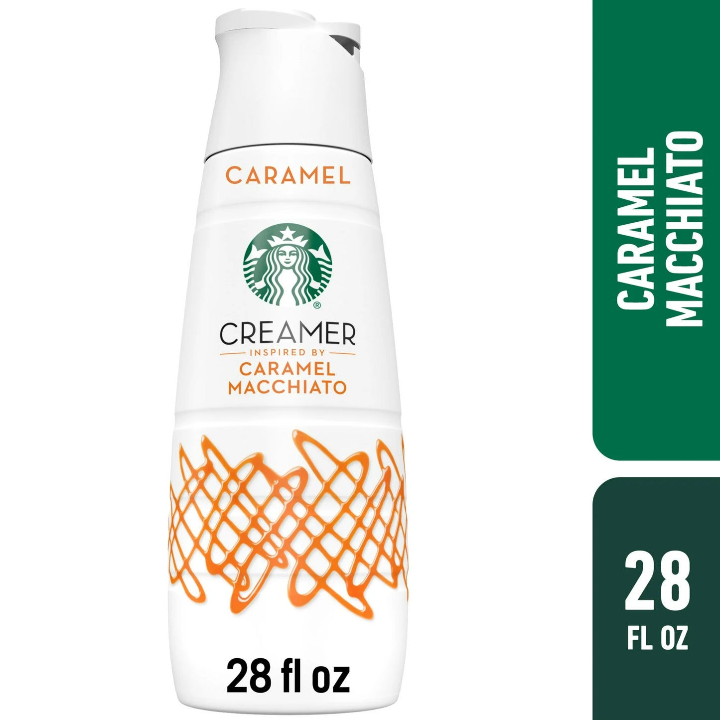 Starbucks Caramel Flavored Coffee Creamer, Inspired by Caramel Macchiato, 28 fl oz